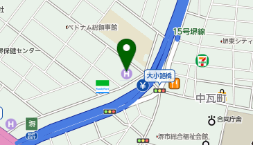 東横イン堺東駅の地図画像