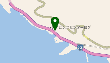 えちぜん丸太屋・ダイビングセンターLOGの地図画像