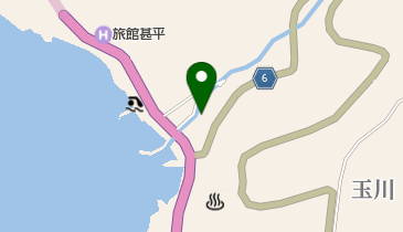 越前海岸 玉川温泉 岩本屋の地図画像
