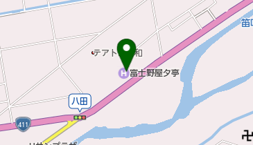 石和温泉 富士野屋 夕亭の地図画像