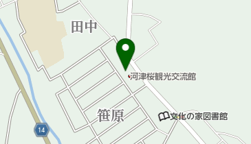 河津桜観光交流館の地図画像