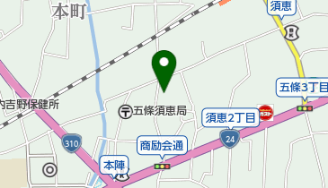 大和五條 藤井館の地図画像