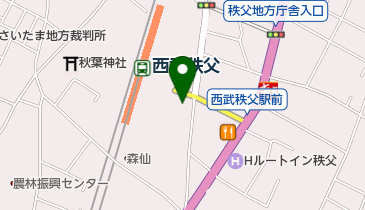 秩父観光情報館の地図画像