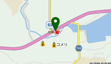 かしき料理の「丸魚食堂」の地図画像