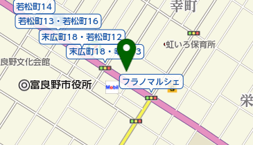 フラノ・マルシェの地図画像