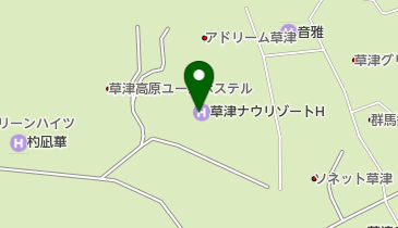草津ナウリゾートホテルの地図画像