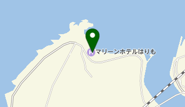 マリーンホテル はりもの地図画像