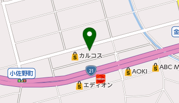 ジェームス各務原インター店の地図画像