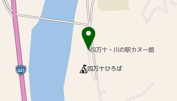四万十川の駅 カヌー館の地図画像