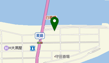 やつしろホテルの地図画像