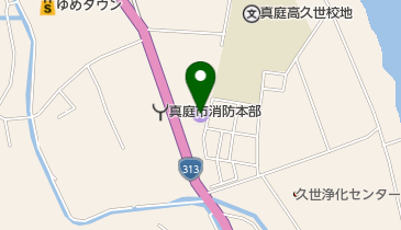 真庭シティホテルサンライズの地図画像