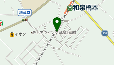 ネイルサロンロータス Nail Salon Lotus 貝塚市 エステティック 597 0053 の地図 アクセス 地点情報 Navitime