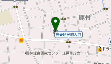 江戸川鹿骨郵便局の地図画像