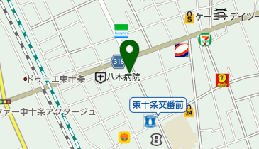 東十条郵便局の地図画像