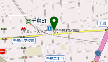 千鳥町駅前郵便局の地図画像