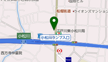 江戸川東小松川郵便局の地図画像