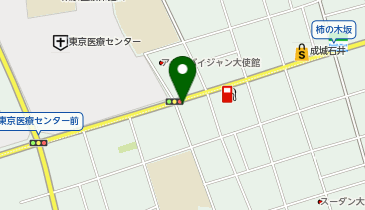 目黒八雲四郵便局の地図画像