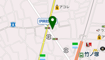 足立西竹の塚郵便局の地図画像