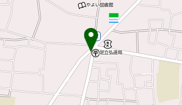 足立中央本町郵便局の地図画像