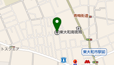 東大和南街郵便局の地図画像