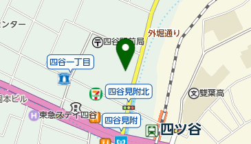 四谷駅前郵便局の地図画像
