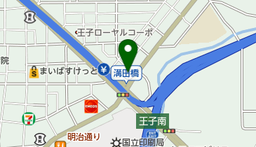 北豊島二郵便局の地図画像