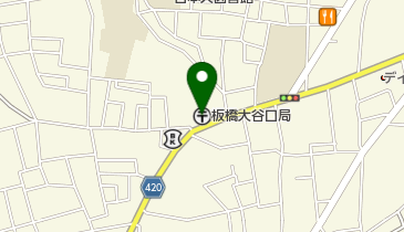 板橋大谷口郵便局の地図画像