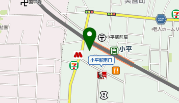 小平駅前郵便局の地図画像