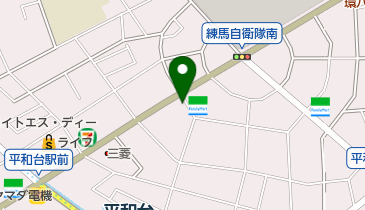 練馬平和台郵便局の地図画像