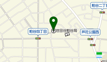 世田谷粕谷郵便局の地図画像