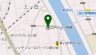 江戸川上一色郵便局の地図画像
