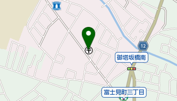 三鷹大沢四郵便局の地図画像