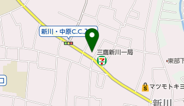 三鷹新川一郵便局の地図画像
