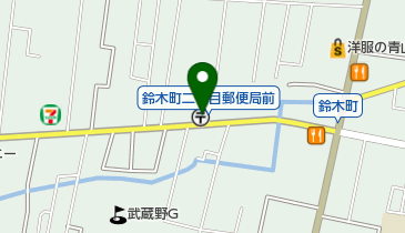 小平鈴木二郵便局の地図画像