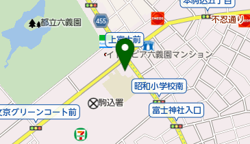 本駒込二郵便局の地図画像