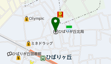 ひばりが丘北郵便局の地図画像