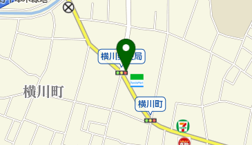 八王子横川郵便局の地図画像