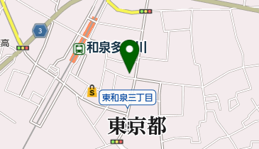 和泉多摩川駅前郵便局の地図画像