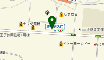 八王子狭間通郵便局の地図画像