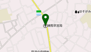 練馬早宮郵便局の地図画像