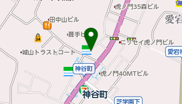 神谷町郵便局の地図画像