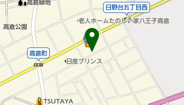八王子高倉郵便局の地図画像