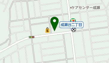 町田成瀬台郵便局の地図画像