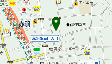 赤羽郵便局 ゆうちょ銀行 赤羽店の地図画像