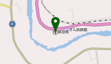 御岳郵便局の地図画像