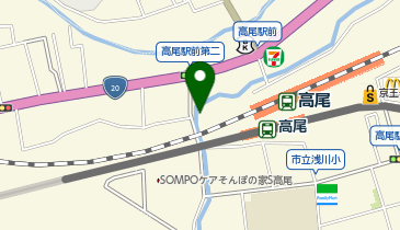 浅川郵便局の地図画像