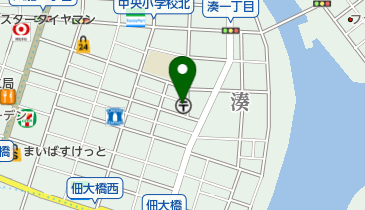 中央湊郵便局の地図画像