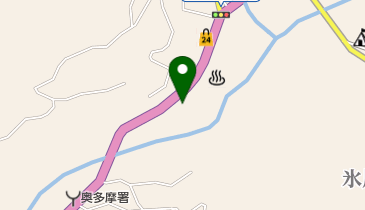 奥多摩郵便局の地図画像