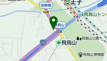 飛鳥山前郵便局の地図画像