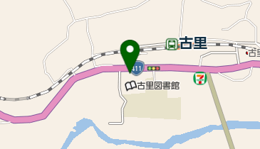 古里郵便局の地図画像